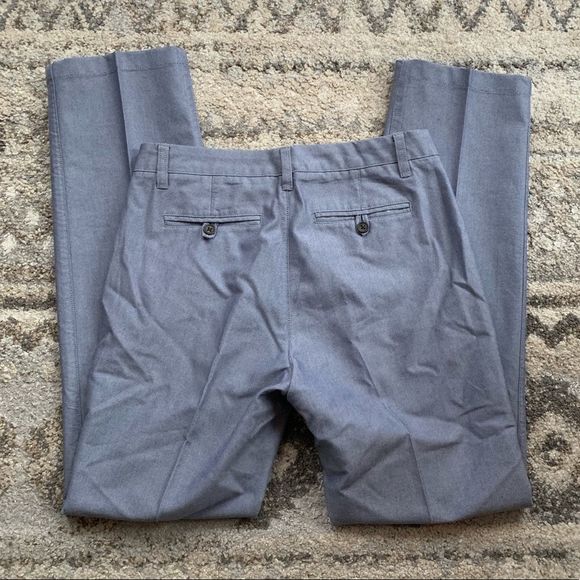Bonobos Blue Gray Straight Leg Trouser 29x32 - Picture 2 of 4